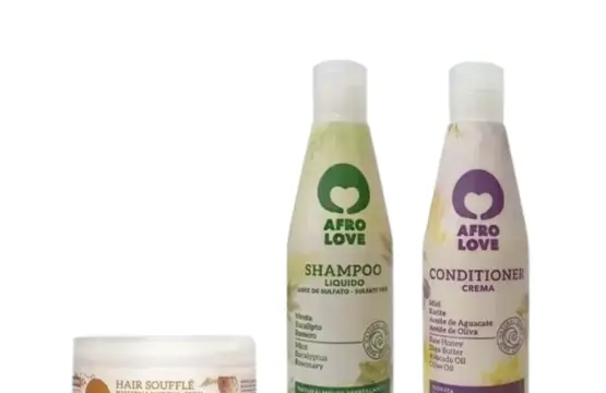Pack Afro Love Limpieza Champú Menta